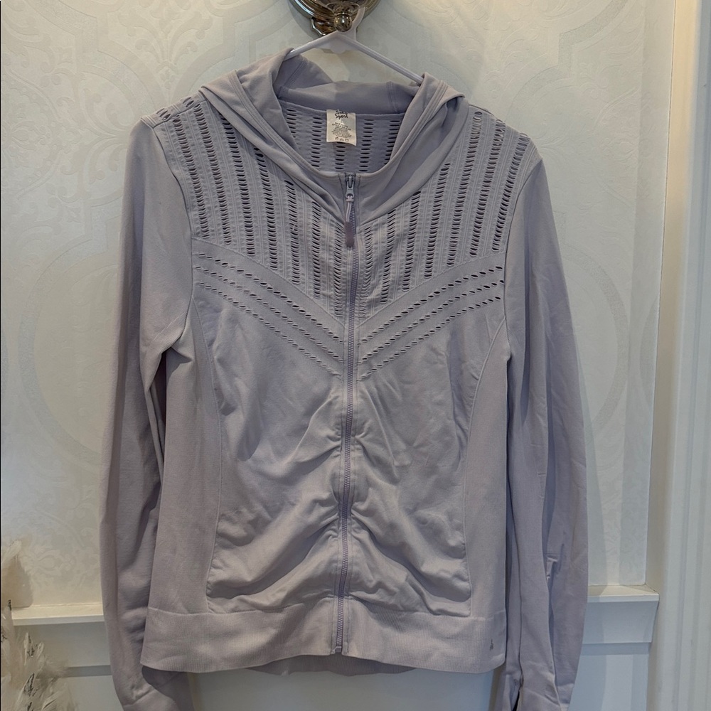 Lavender Hooded Jacket